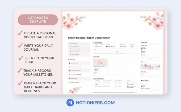 Best Free Paid Aesthetic Notion Templates Notioniers