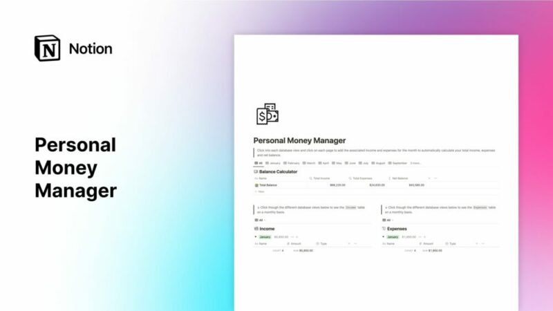 Featured image of Personal Money Manager by Parth 