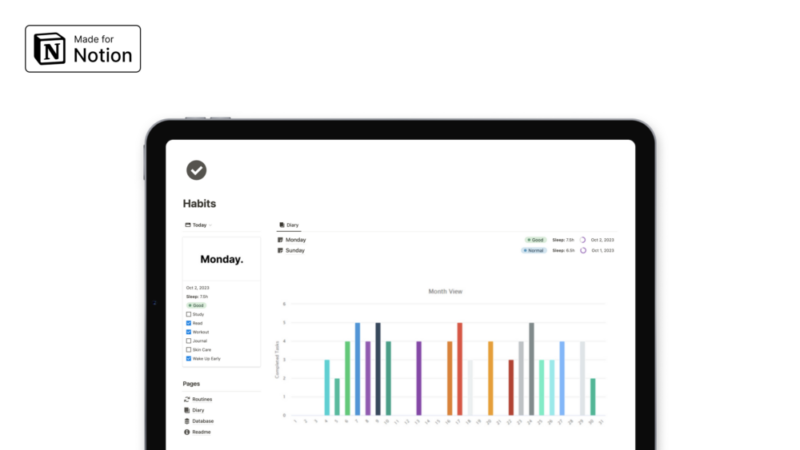 Featured image of Dave's Notion Habit Tracker