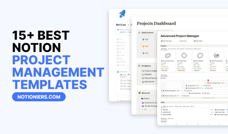 15+ Best Notion Project Management Templates [2024]