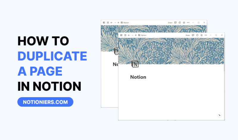 How to Easily Duplicate a Page in Notion [2024]