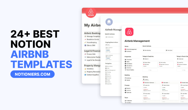 24+ Best Notion Airbnb Templates [2024]