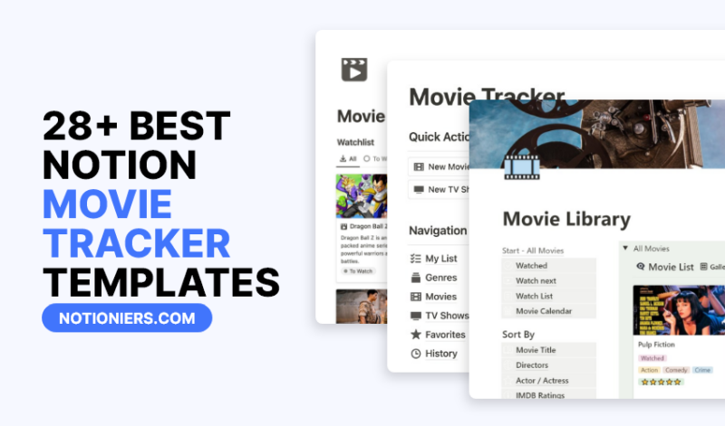 28+ Best Movie Tracker Templates [2024]