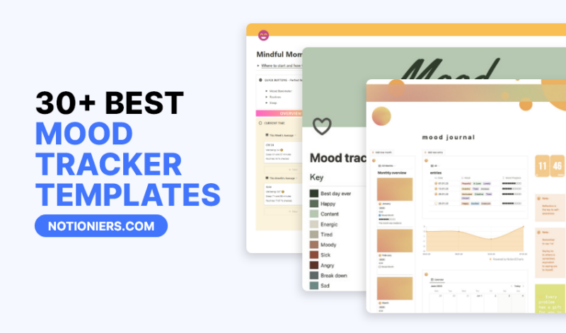 30+ Best Mood Tracker Templates [2024]